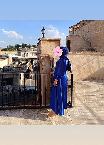 Saten elbise dir sateni kaliteli dir çok iyi durumda kına gecesi - Görsel 3