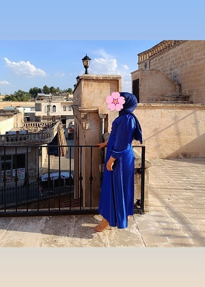 Saten elbise dir sateni kaliteli dir çok iyi durumda kına gecesi - Görsel 3