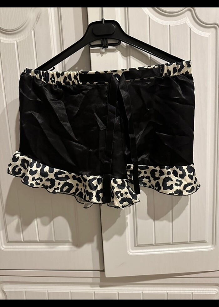 Saten şortlu takım - Görsel 2