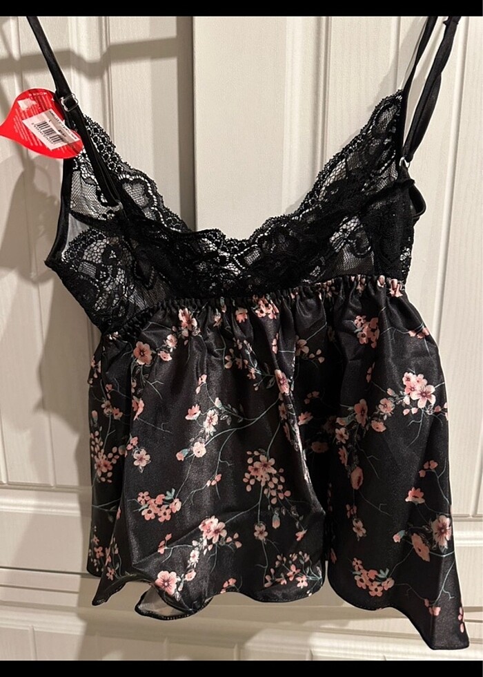 Saten şortlu takım - Görsel 2