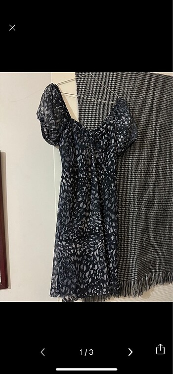Bershka leopar elbise