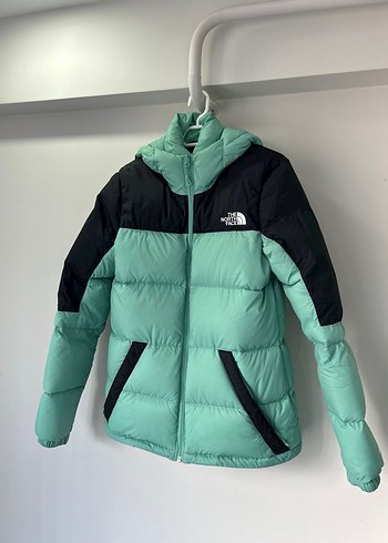 The North Face Yeşil Siyah Puff Mont