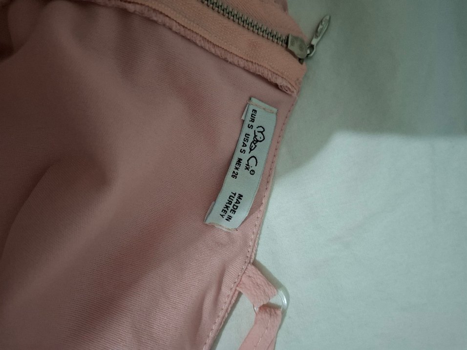 Pembe Kadın Keten Askılı Büstiyer - Görsel 4