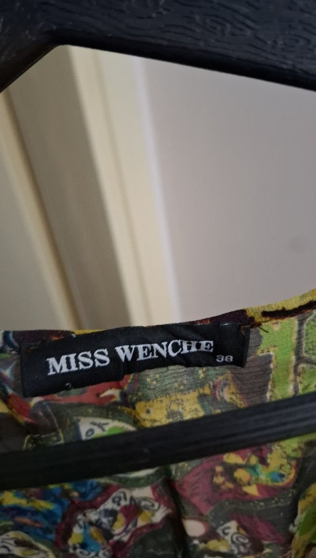 Bohem Çok Renkli Desenli Elbise - Görsel 3