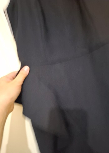 Uzun siyah elbise - Görsel 3