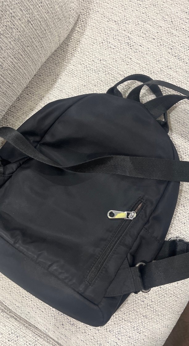 Gri Nakışlı Kadın Sırt Çantası - Görsel 3