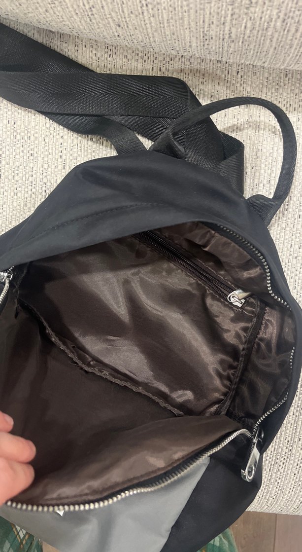 Gri Nakışlı Kadın Sırt Çantası - Görsel 4