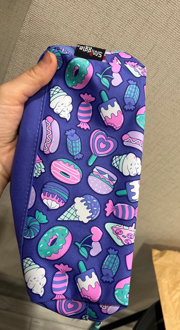 Renkli Mor Smiggle Çocuk Kalem Kutusu - Görsel 3