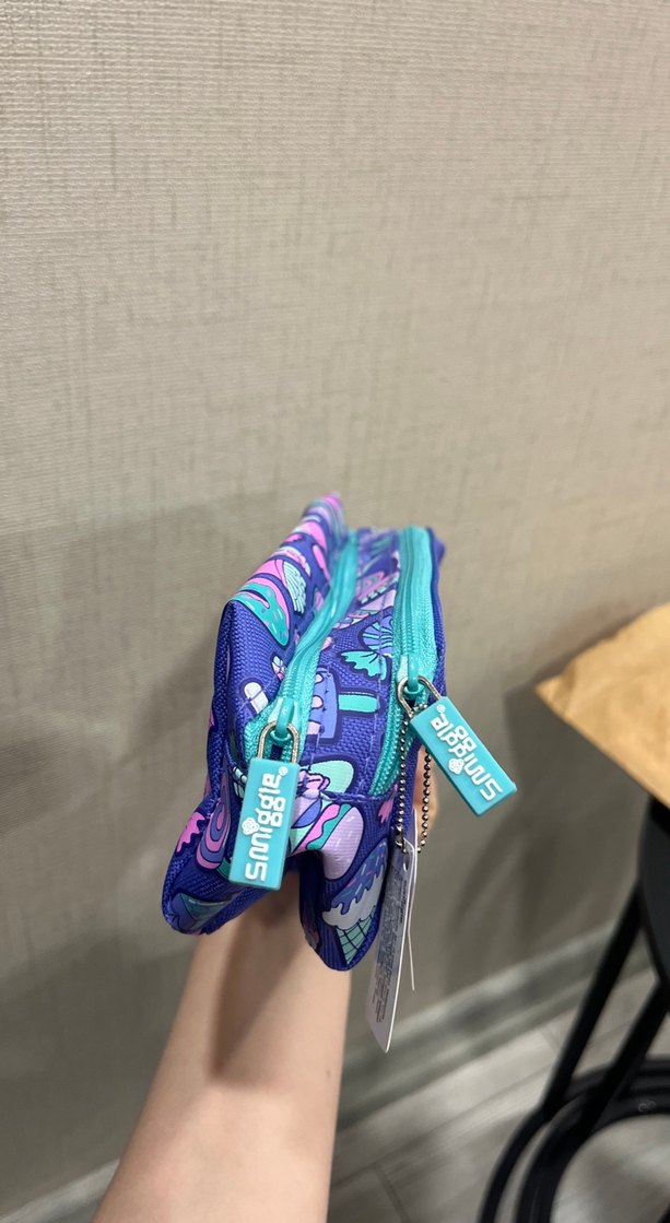 Renkli Mor Smiggle Çocuk Kalem Kutusu - Görsel 2