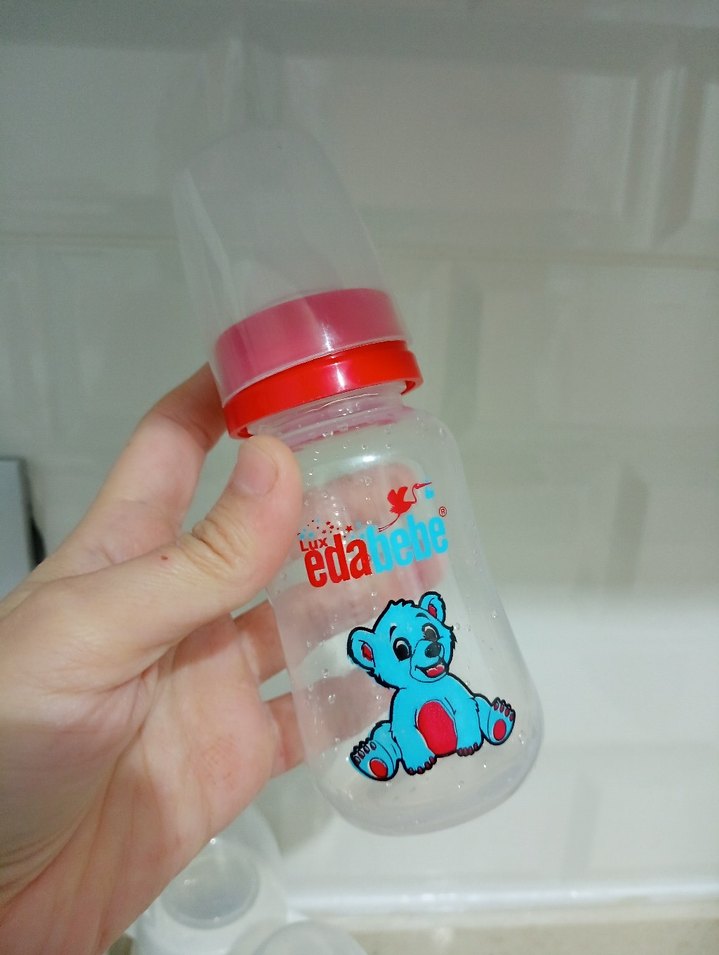 Mavi Bebek Biberonu ve Aksesuarları - Görsel 4