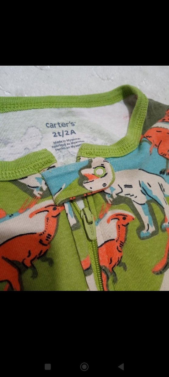 Çok Renkli Dinozor Desenli Bebek Tulum - Görsel 2