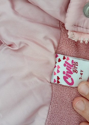 Civil kız çocuk montu - Görsel 2