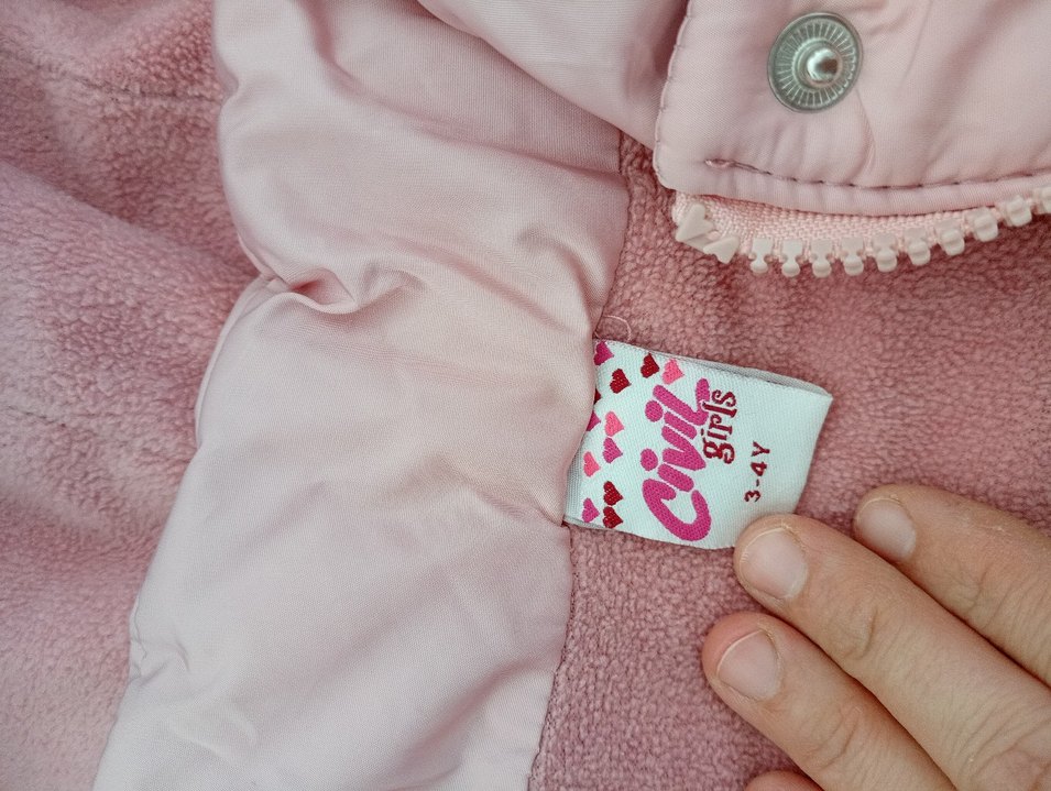 Civil kız çocuk montu - Görsel 2