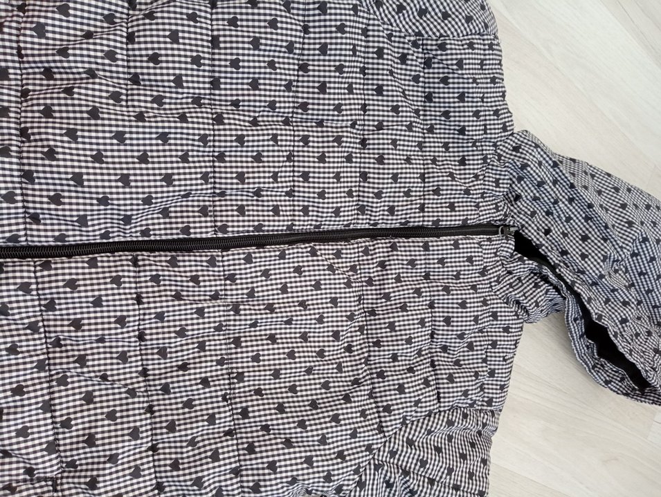 Koton Gri Kapüşonlu Midi mont - Görsel 2