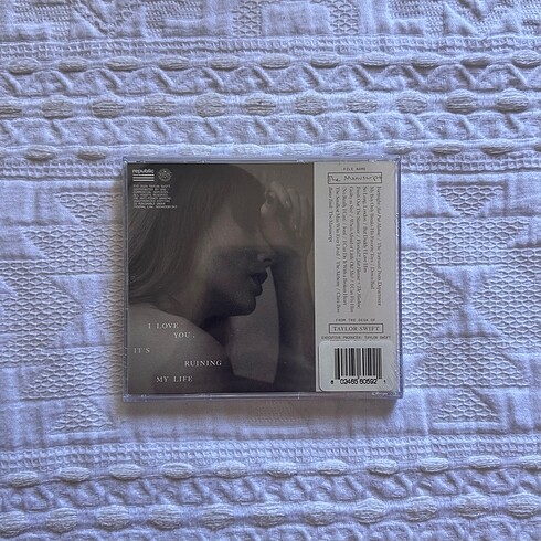  Beden Taylor swift imzalı TTPD albüm-cd