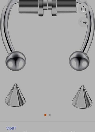 Mıknatıslı piercing