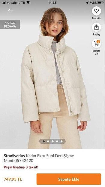 Stradivarius Mont Ceket