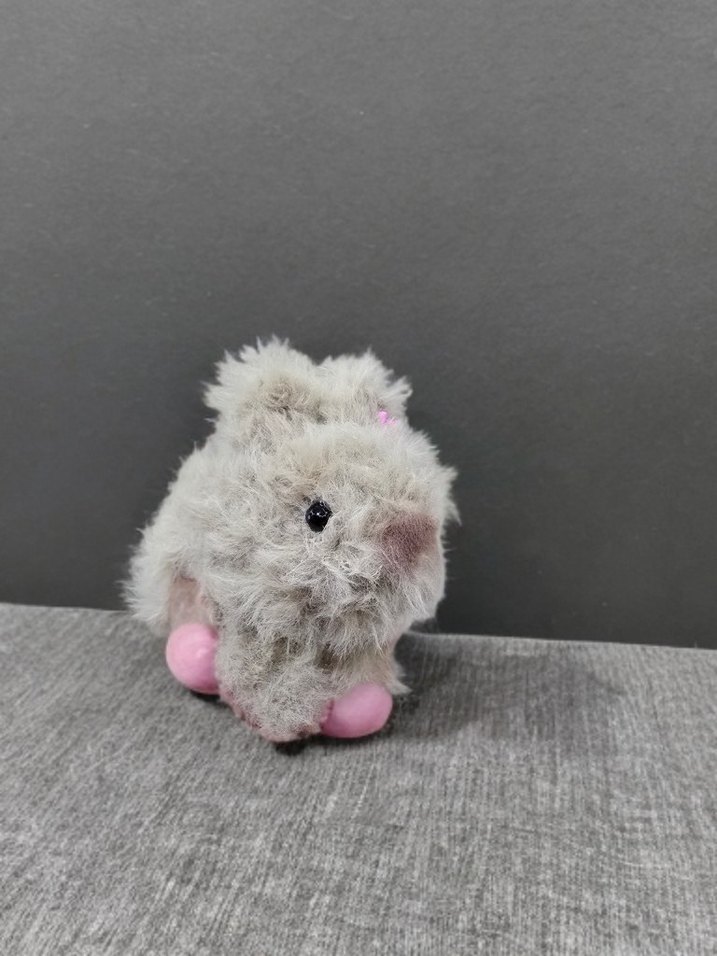 Gri Peluş Tavşan Oyuncak - Görsel 4