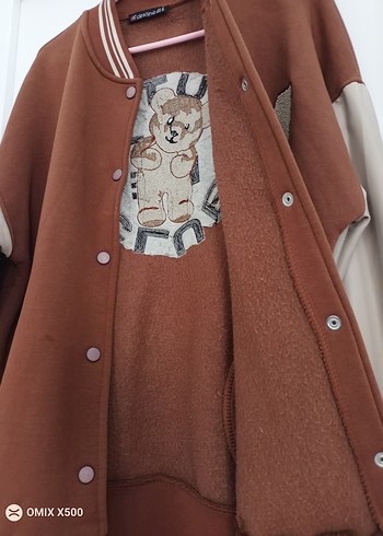 Düğmeli Kahverengi Kadın Ceket - Görsel 3