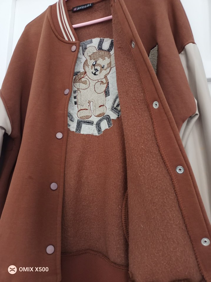 Düğmeli Kahverengi Kadın Ceket - Görsel 3