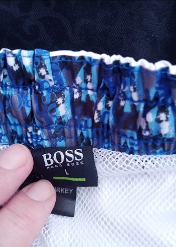 Beyaz Erkek Mini Şort Mayo - Görsel 4