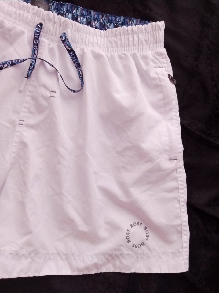 Beyaz Erkek Mini Şort Mayo - Görsel 5