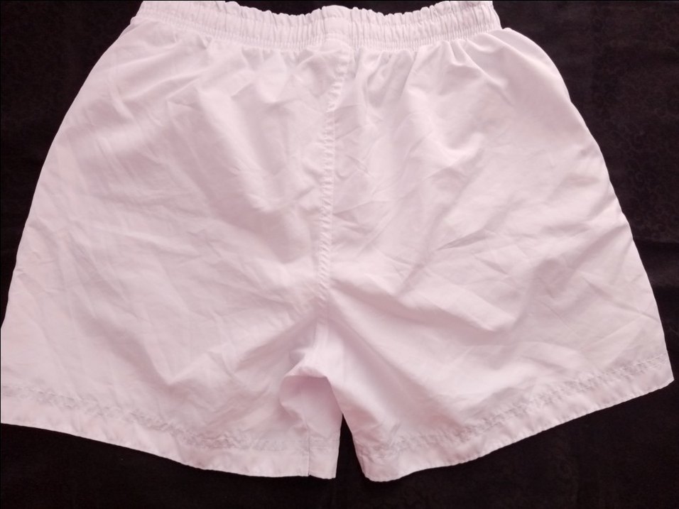 Beyaz Erkek Mini Şort Mayo - Görsel 2