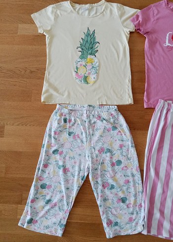Miorre Kısa Kollu Pamuk Pijama Takımı