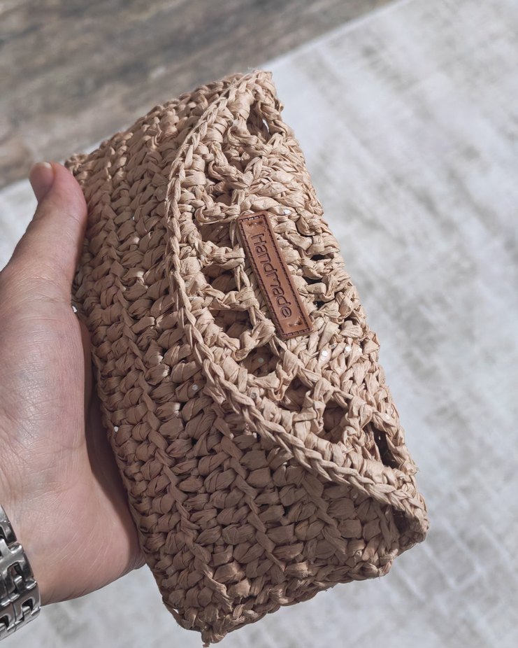 Bej Örgü gözlük kılıfı - Görsel 4