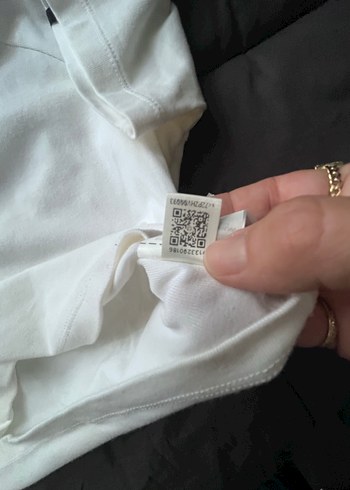 s Beden Siyah-Beyaz Adidas crop Tişört