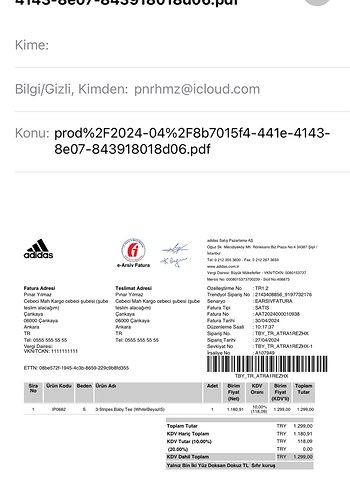 Adidas Adidas baby crop Tişört