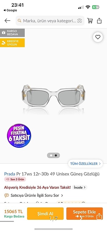 Prada gözlük