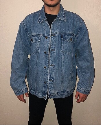 Vintage kot ceket/bomber ceket