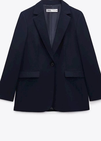 Zara oversize blazer lacivert