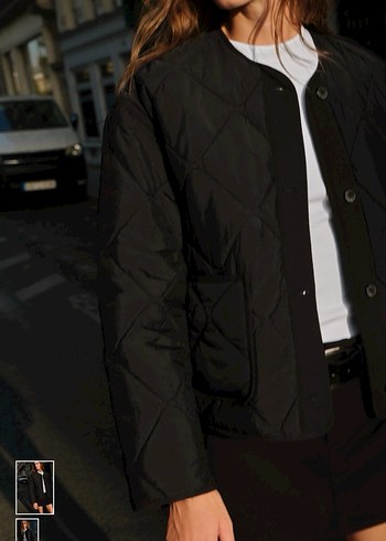 Zara kapitone ceket - Görsel 2