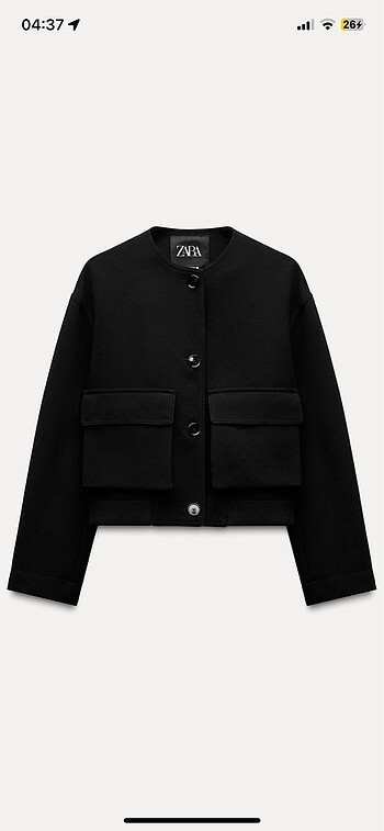 Zara cepli bomber ceket
