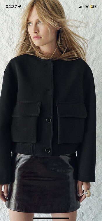 Zara Zara cepli bomber ceket