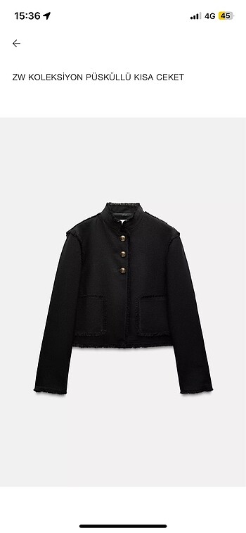 Zara ceket