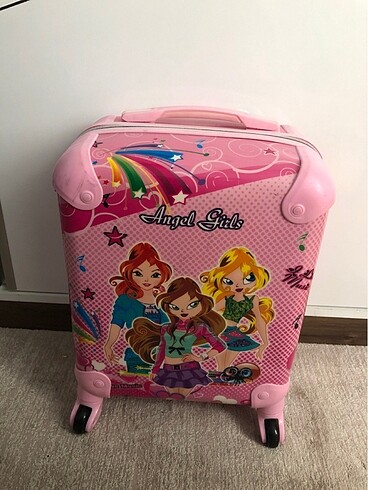WINX CLUB PEMBE RENK KIZ ÇOCUK BAVULU