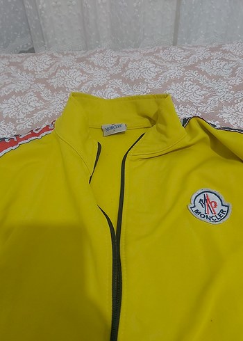 l Beden Sarı Fermuarlı Kadın Uzun Kollu Eşofman Takımı