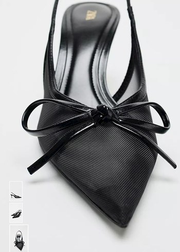 Zara Zara Fiyonklu Topuklu Ayakkabı