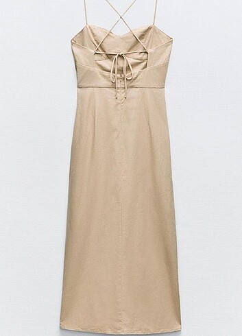 Zara Keten elbise