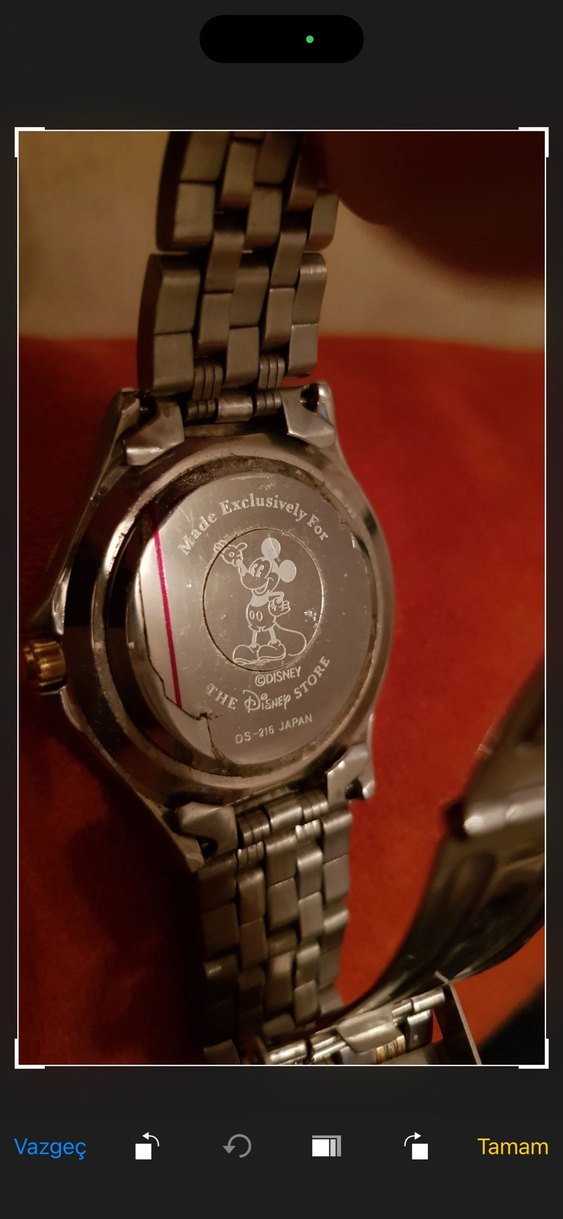 Koleksiyonluk orjina kutulu vintage Disney mickey Kol Saati — görsel 2/8