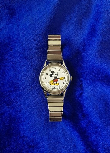 Mickey Mouse Saat metal koleksiyonluk