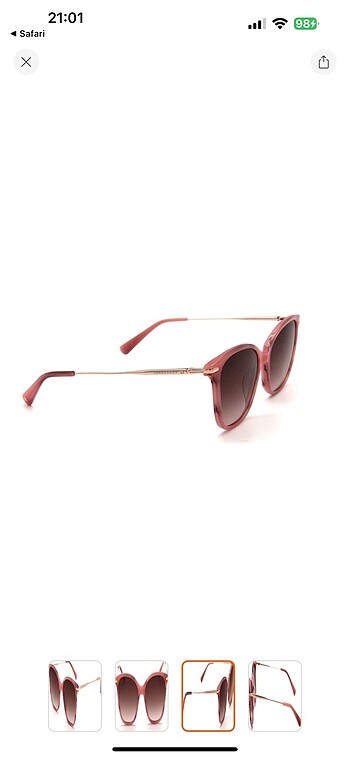  Beden pembe Renk Longchamp güneş gözlüğü yeni