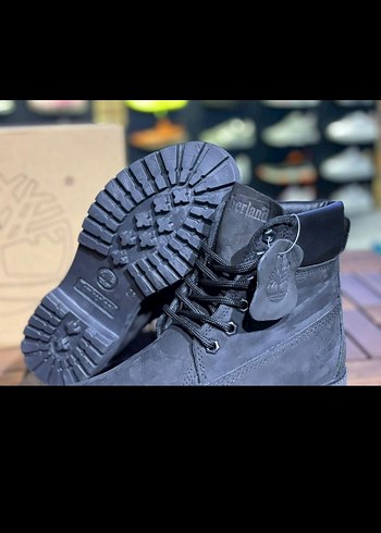 Siyah Erkek Bağcıklı Kauçuk Bot - Görsel 2