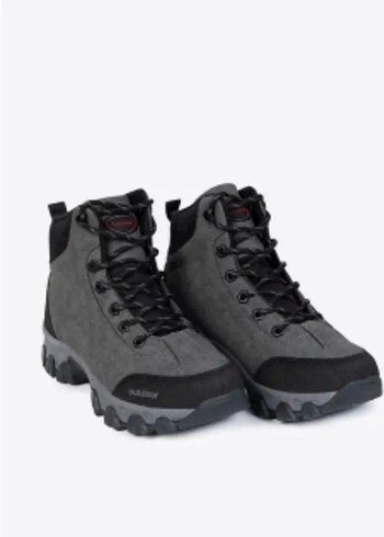 LETOON MARKA Kahverengi Süet Bağcıklı Erkek Outdoor Bot - Görsel 2