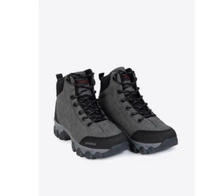 LETOON MARKA Kahverengi Süet Bağcıklı Erkek Outdoor Bot - Görsel 2