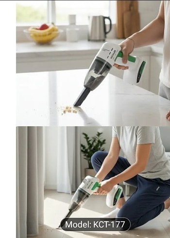 4ü 1 arada araçşarzlı süpürge /kompresör - Görsel 8