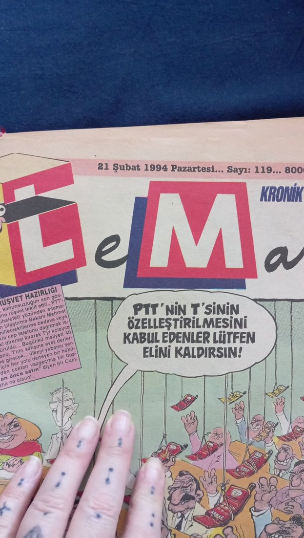 LEMAN Mizah Dergisi Cilt 6 1994 - Görsel 4